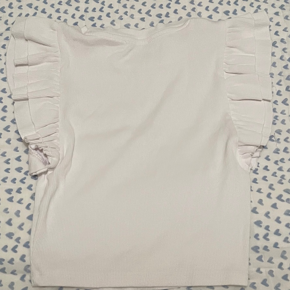 ZARA RUFFLE TOP - Picture 3 of 3